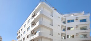 Façana frontal de l'allotjament