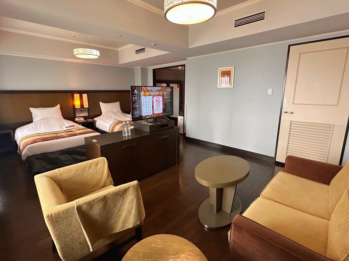 Habitación Deluxe con 2 camas individuales, no fumadores (40sqm) | Escritorio, cortinas opacas, sistema de insonorización