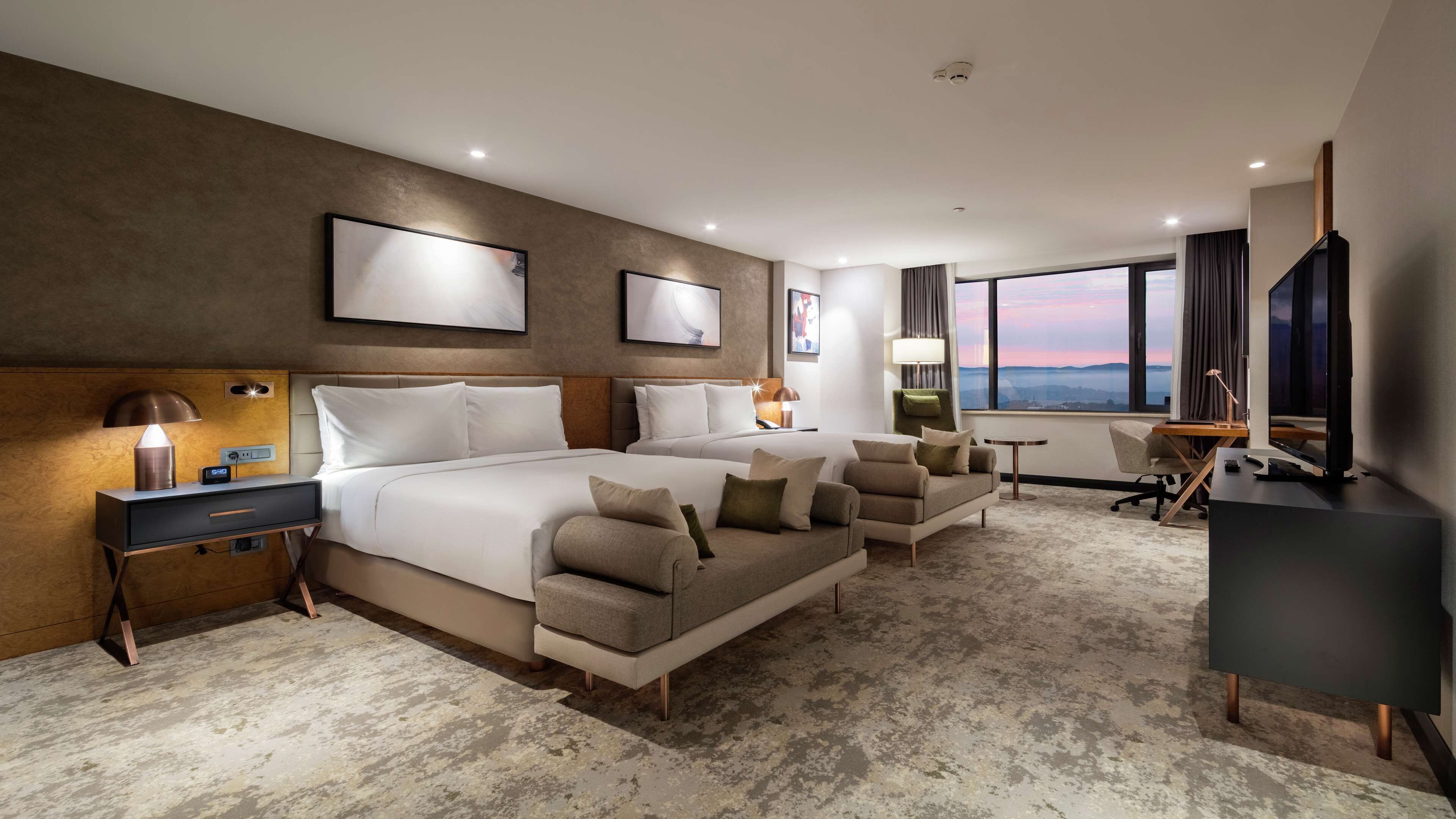 Sängtillbehör av högsta kvalitet och minibar