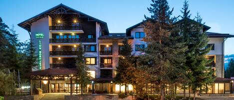 Blick von der Unterkunft