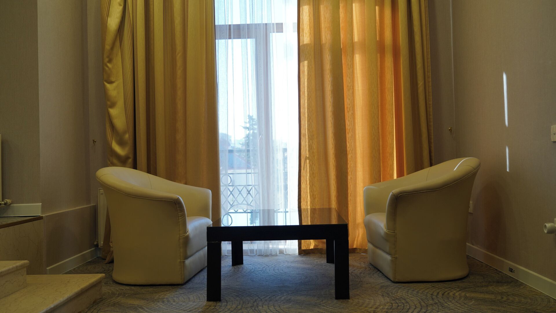 standard triple room | living area | 82-cm led tv with cable channels, tv