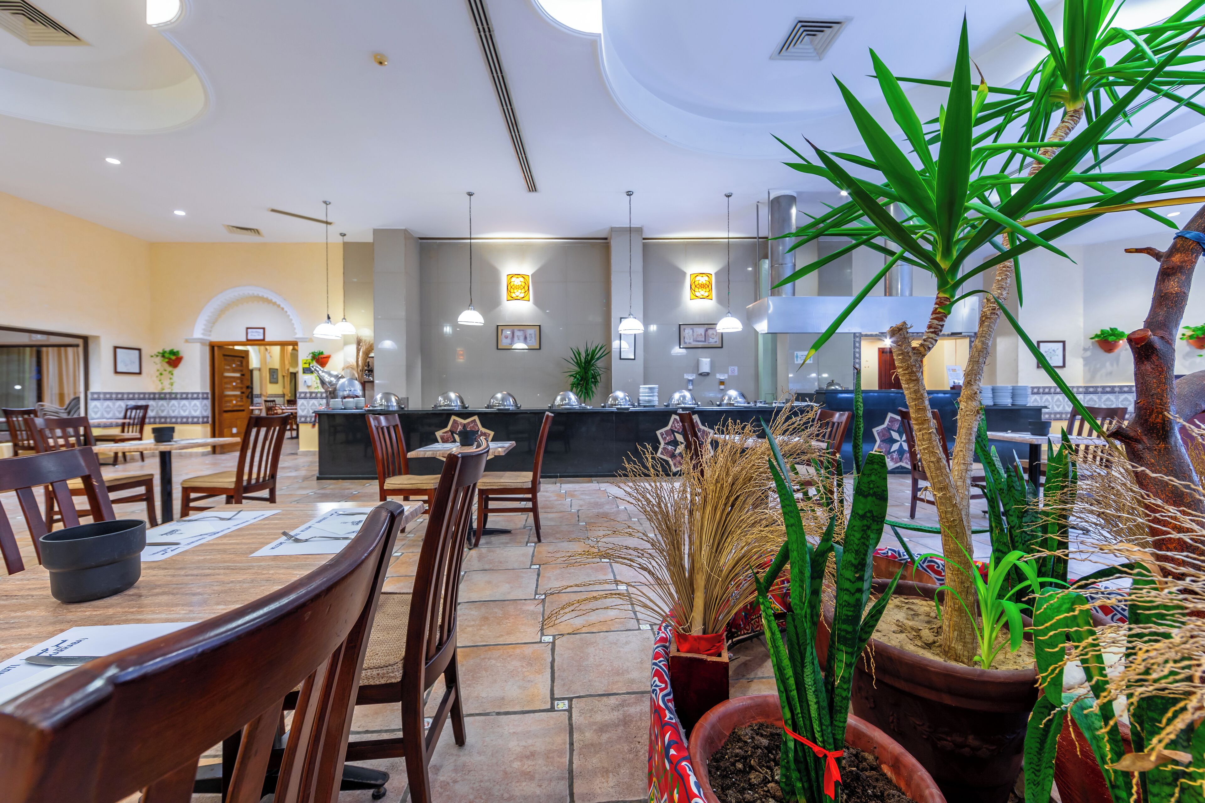 Daily buffet breakfast (USD 10 per person)