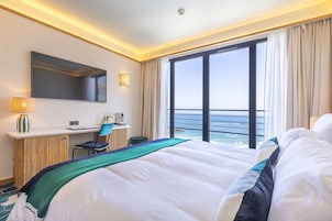Quarto casal ou duplo standard, vista para o oceano | Vista do quarto