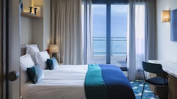 Premium bedding, down duvets, minibar, in-room safe