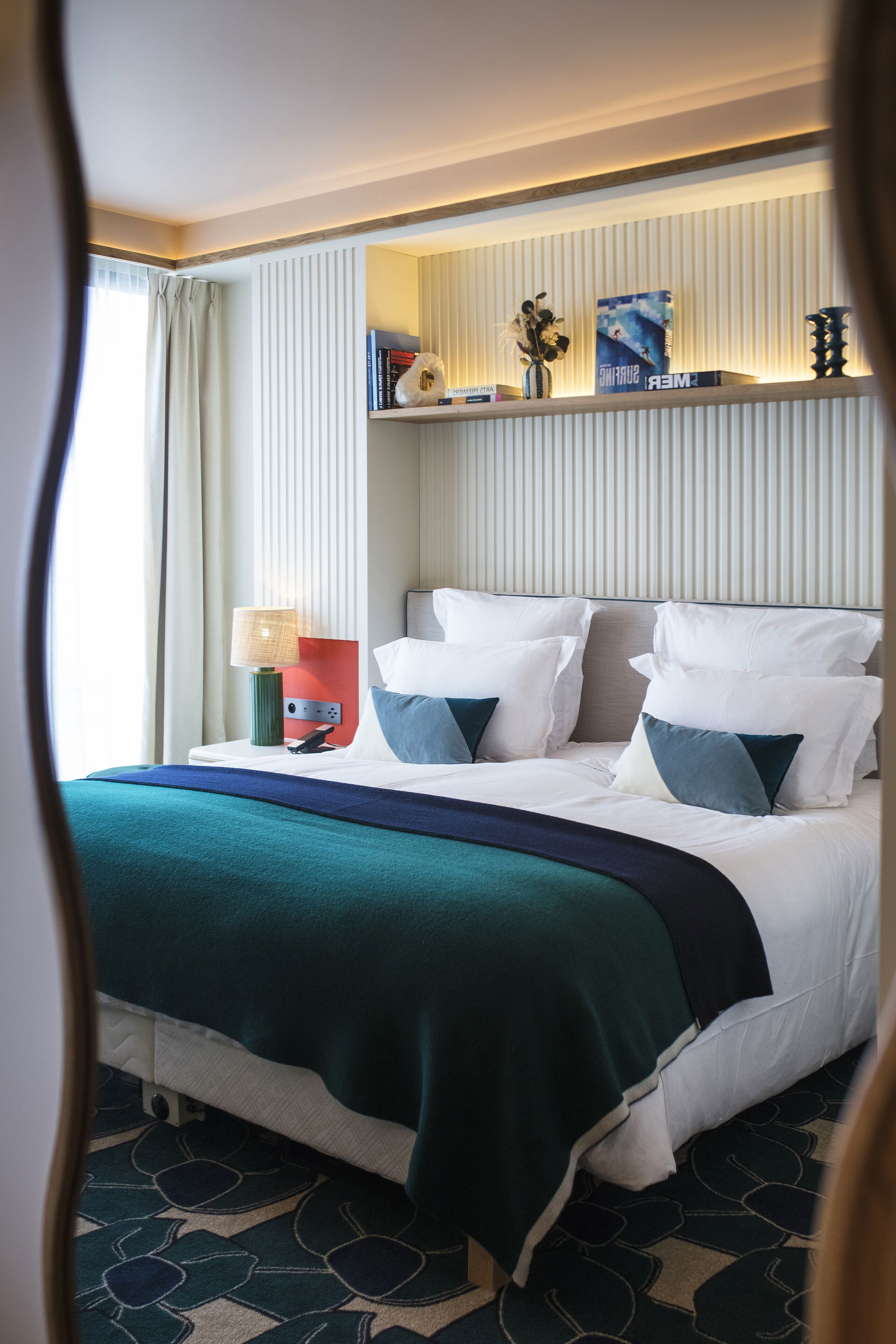 double standard ocean with terrace | premium bedding, down duvets, minibar, in-room safe