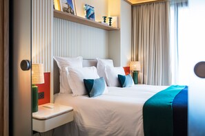 Literie de qualité supérieure, couette en duvet d'oie, minibar