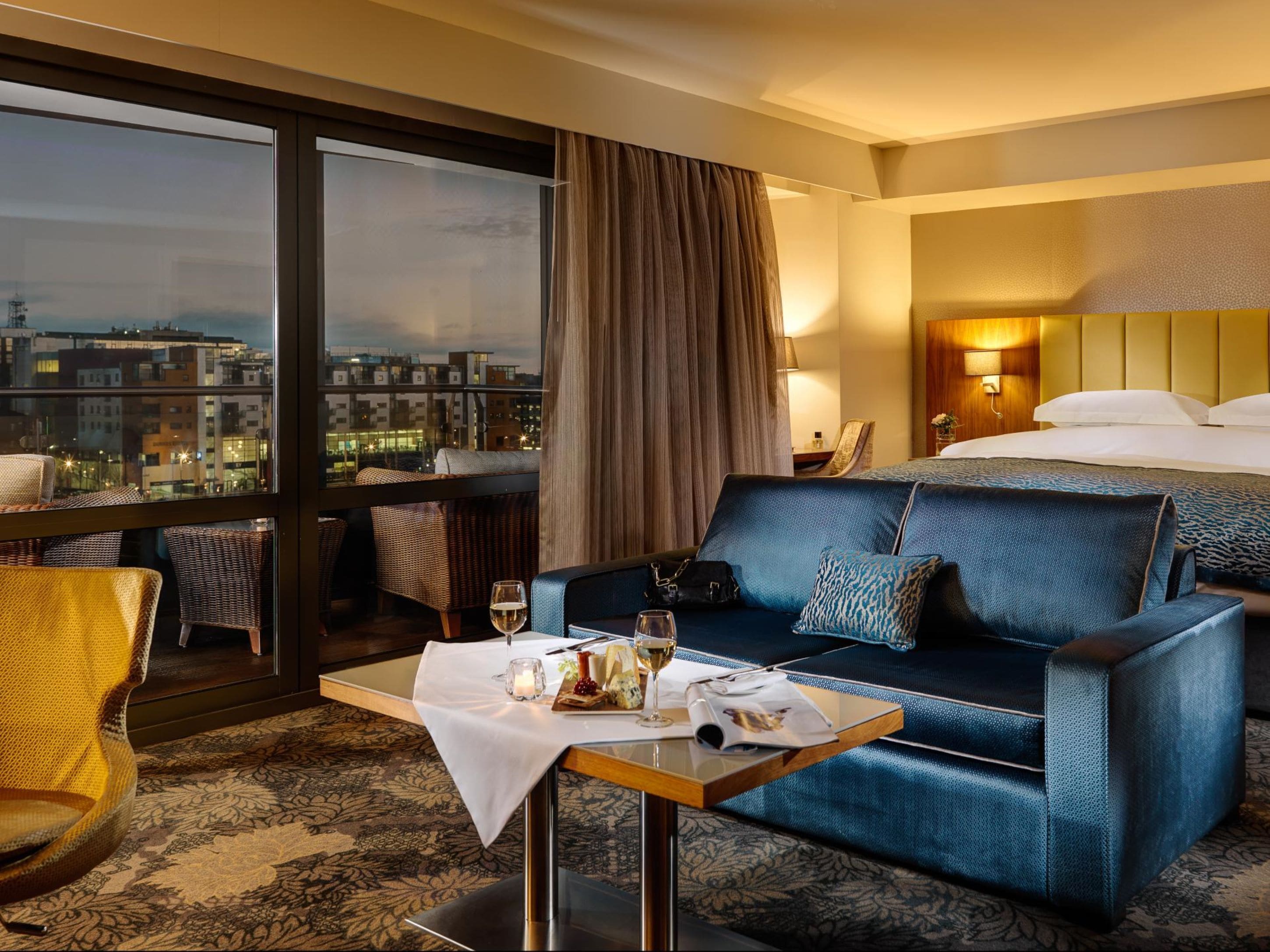 junior suite, balcony, river view | view from room