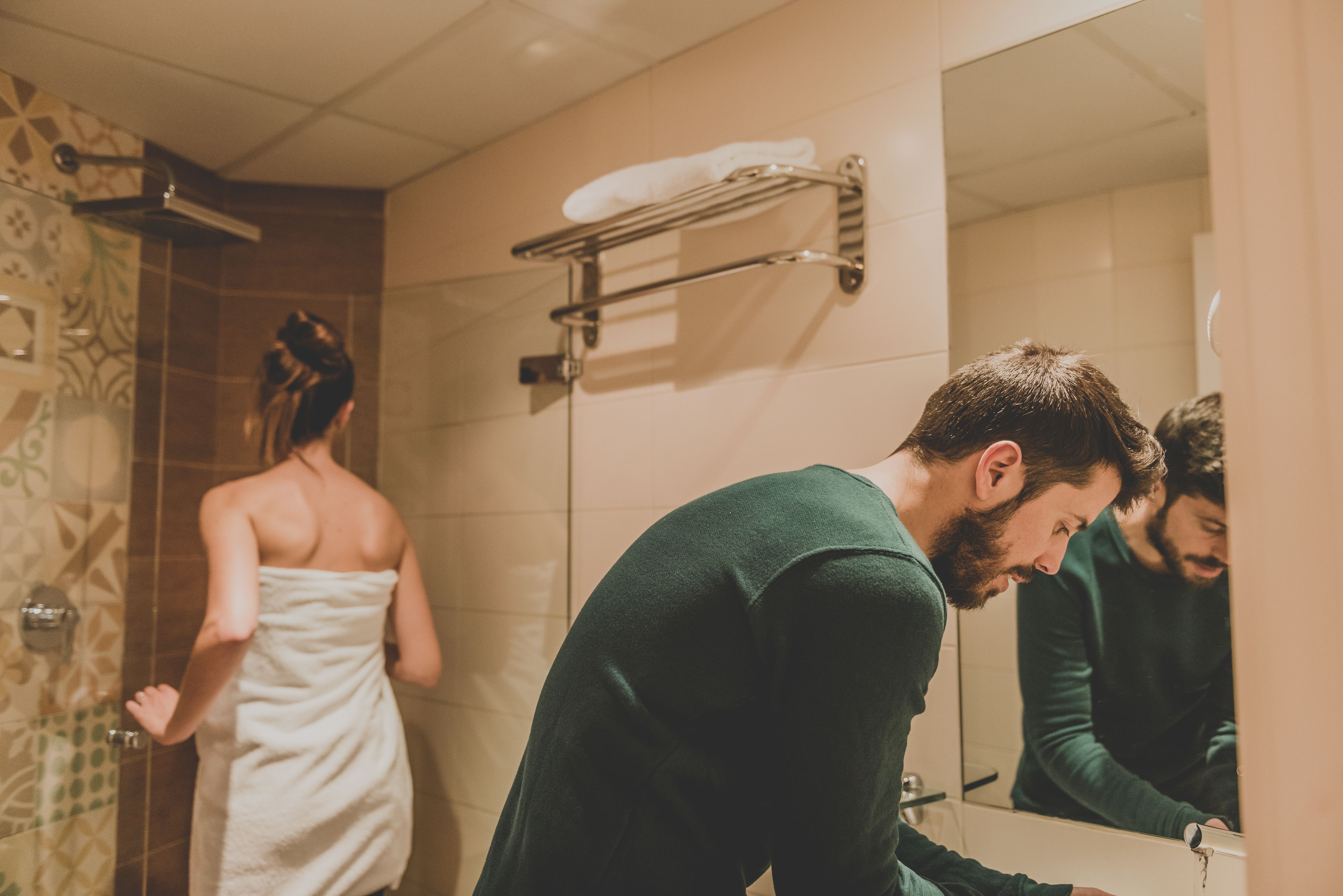 Douche de la salle de bain