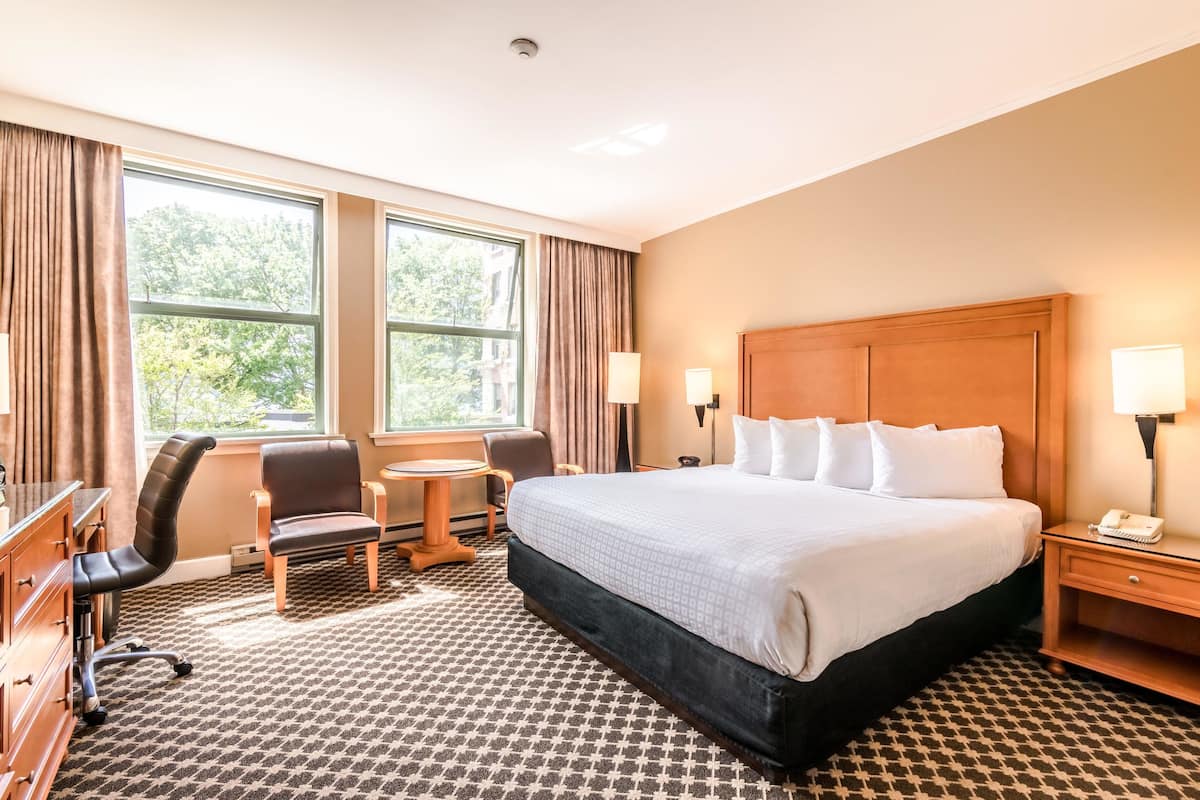 Standard Room, 1 King Bed | Premium bedding, desk, blackout drapes, iron/ironing board