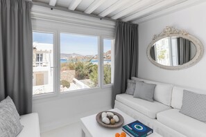Maisonette House, Sea View | In-room safe, desk, free WiFi, bed sheets - Corfos Hotel (Mykonos)