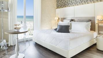 Premium bedding, minibar, in-room safe, desk