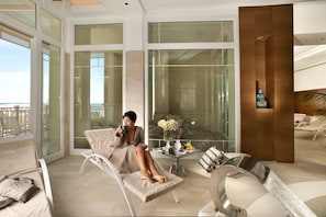 Phòng trị liệu đôi, phòng tắm hơi, bồn tắm thủy lực, trị liệu toàn thân