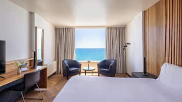 Chambre, 1 trÚs grand lit, non-fumeur, vue océan
