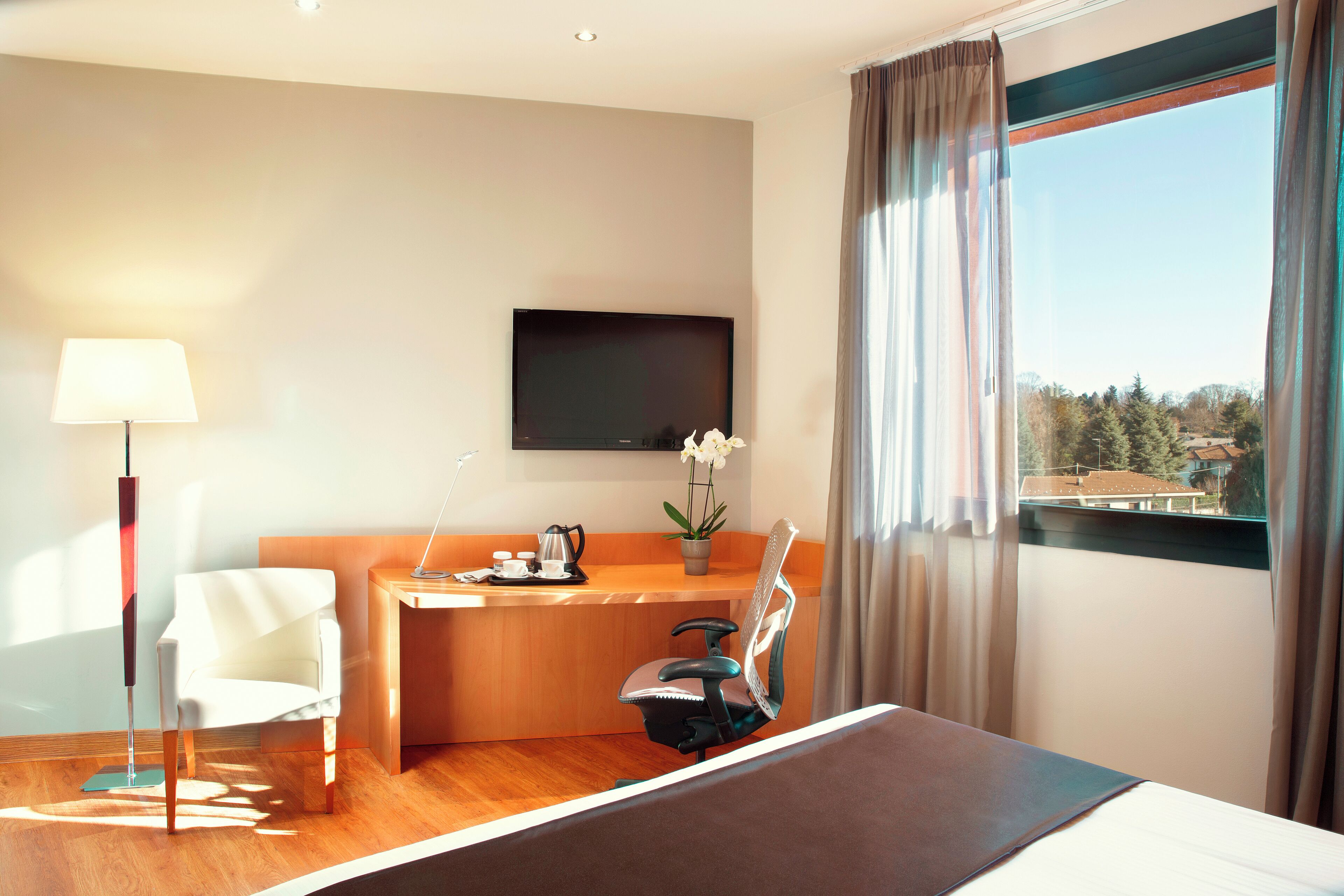 Minibar, in-room safe, desk, laptop workspace