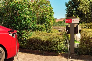 Punto de recarga de coches eléctricos