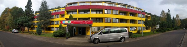 Majoituspaikan julkisivu