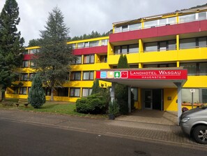 Majoituspaikan julkisivu