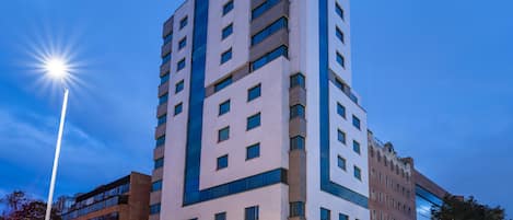 Overnatningsstedets facade