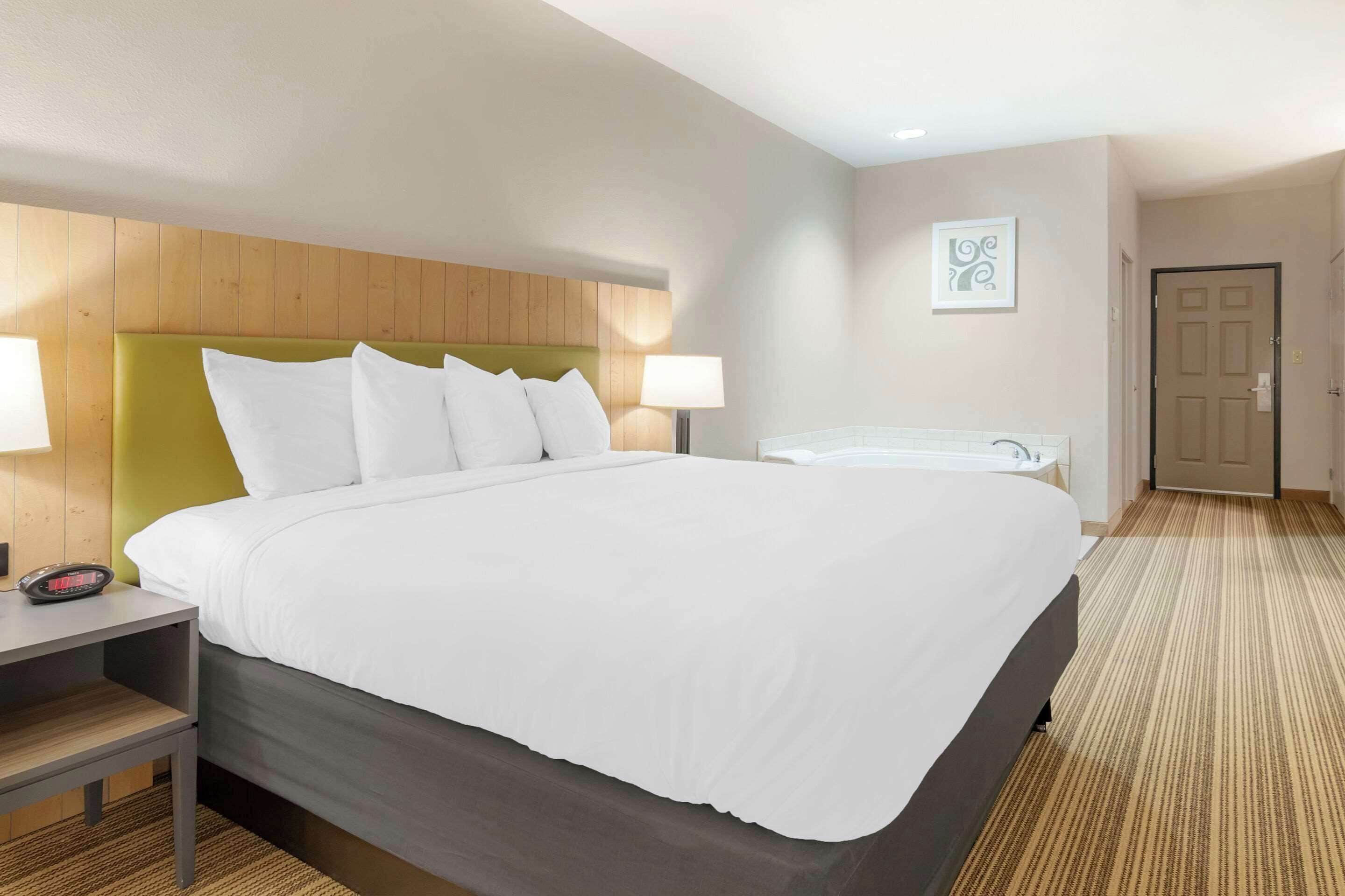 premium bedding, desk, iron/ironing board, free cots/infant beds