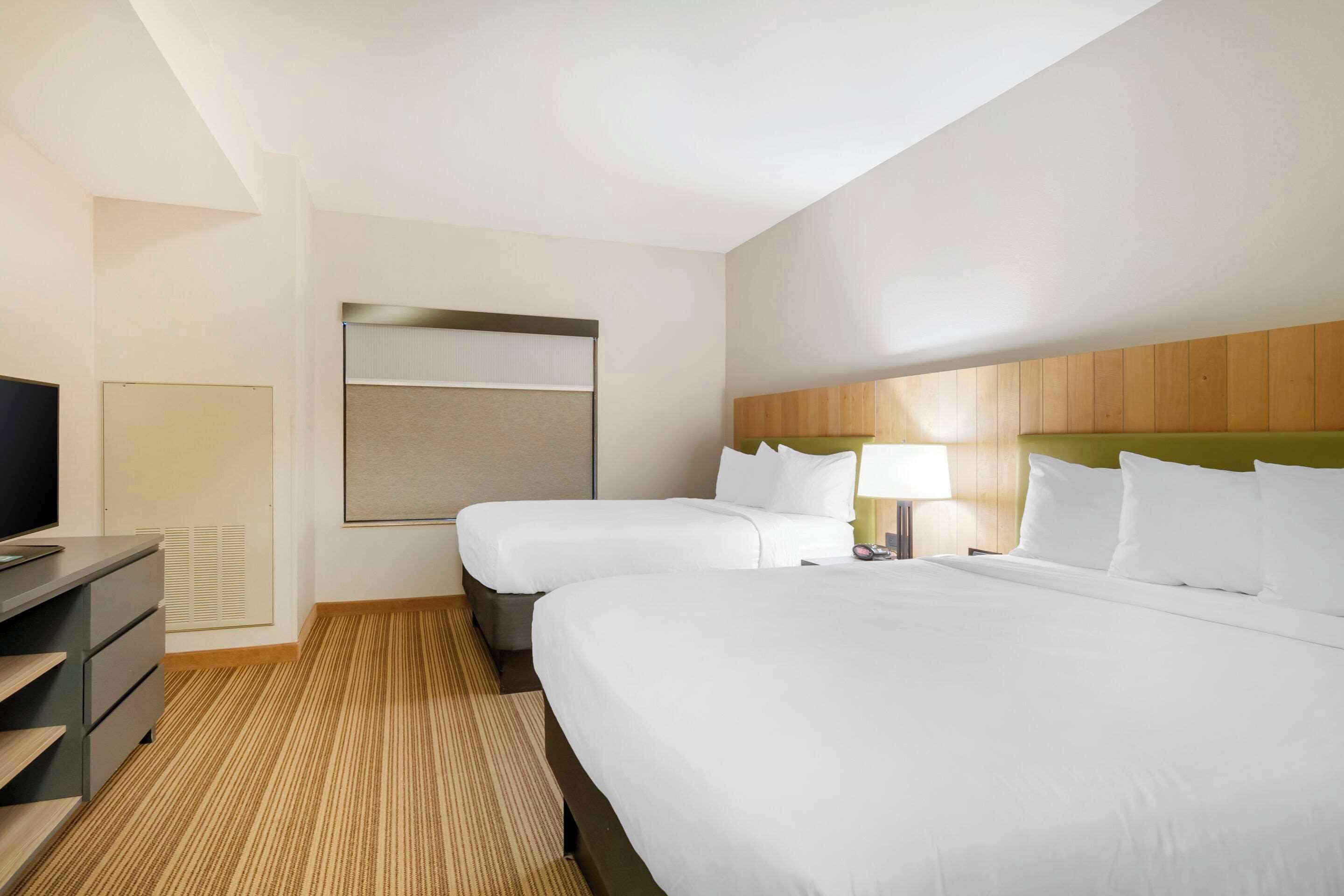 premium bedding, desk, iron/ironing board, free cots/infant beds