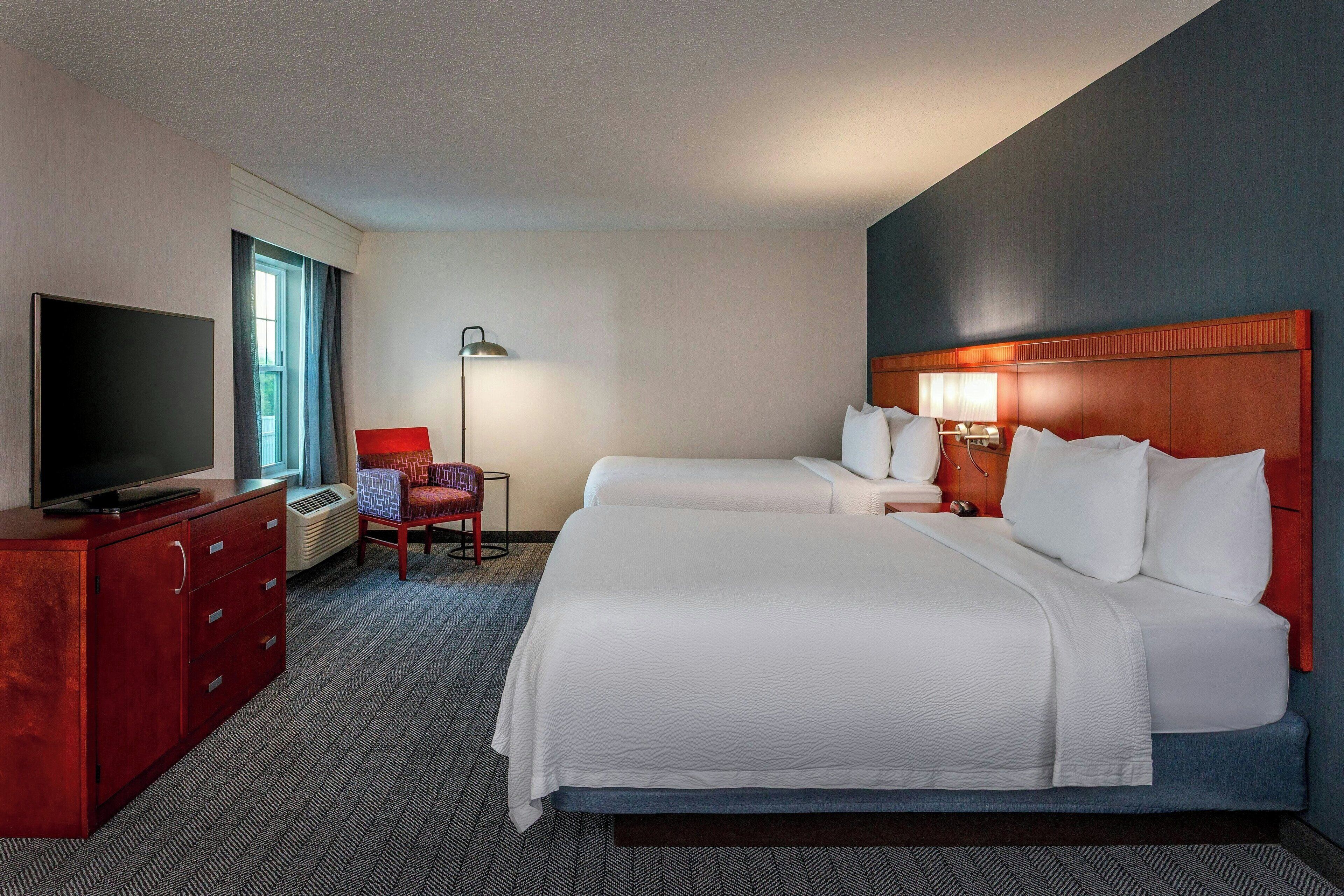 premium bedding, desk, iron/ironing board, free cots/infant beds