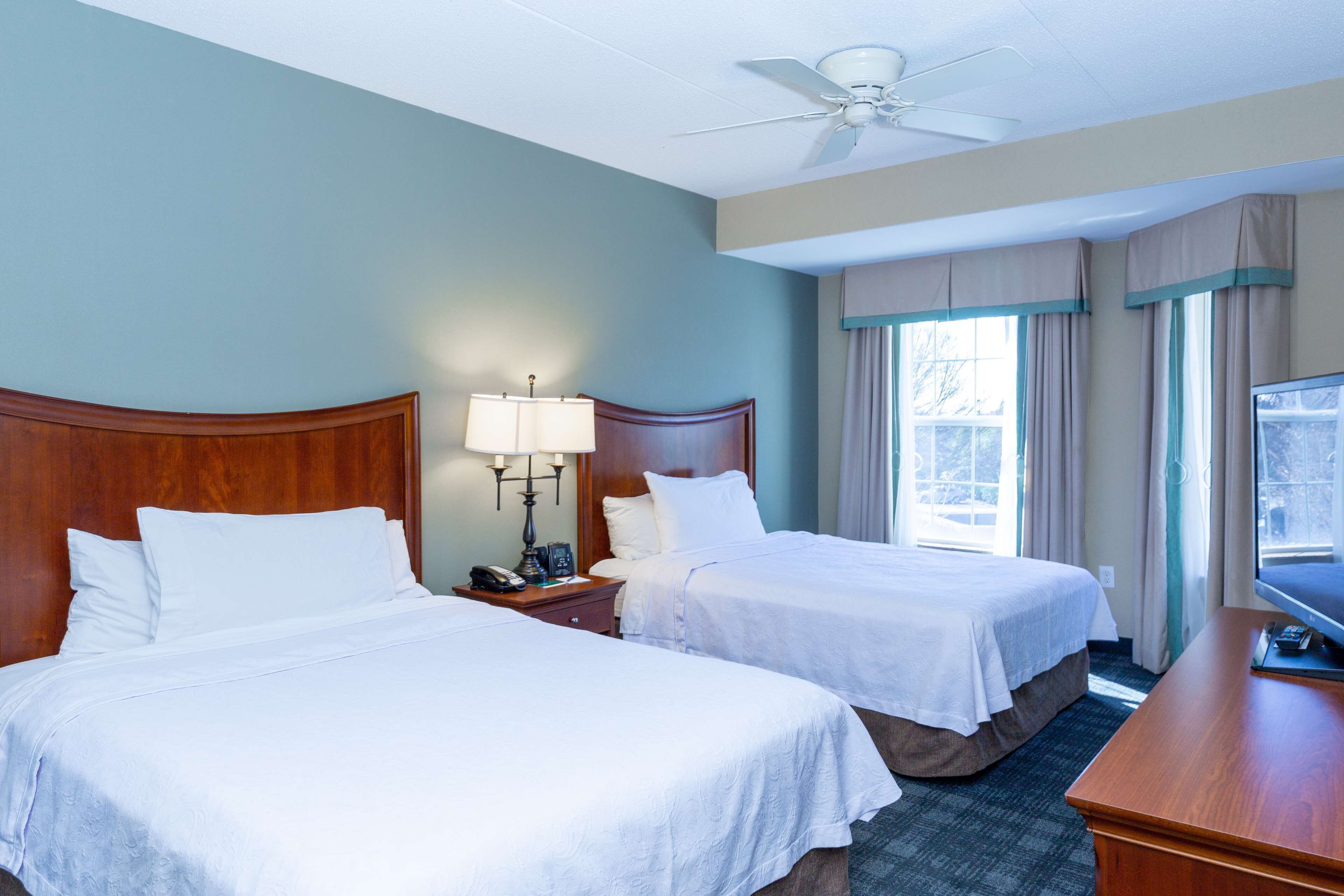 suite, 2 queen beds, accessible, bathtub (mobility & hearing) | premium bedding, in-room safe, laptop workspace, iron/ironing board