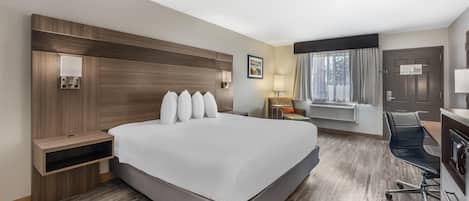 Standardzimmer, 1 King-Bett, Nichtraucher, Kühlschrank und Mikrowelle