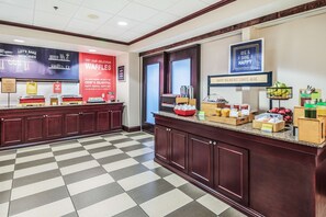 Free daily buffet breakfast