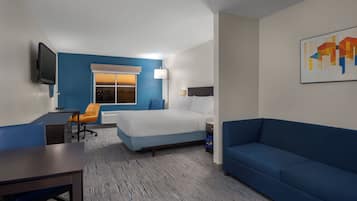 In-room safe, desk, blackout curtains, iron/ironing board