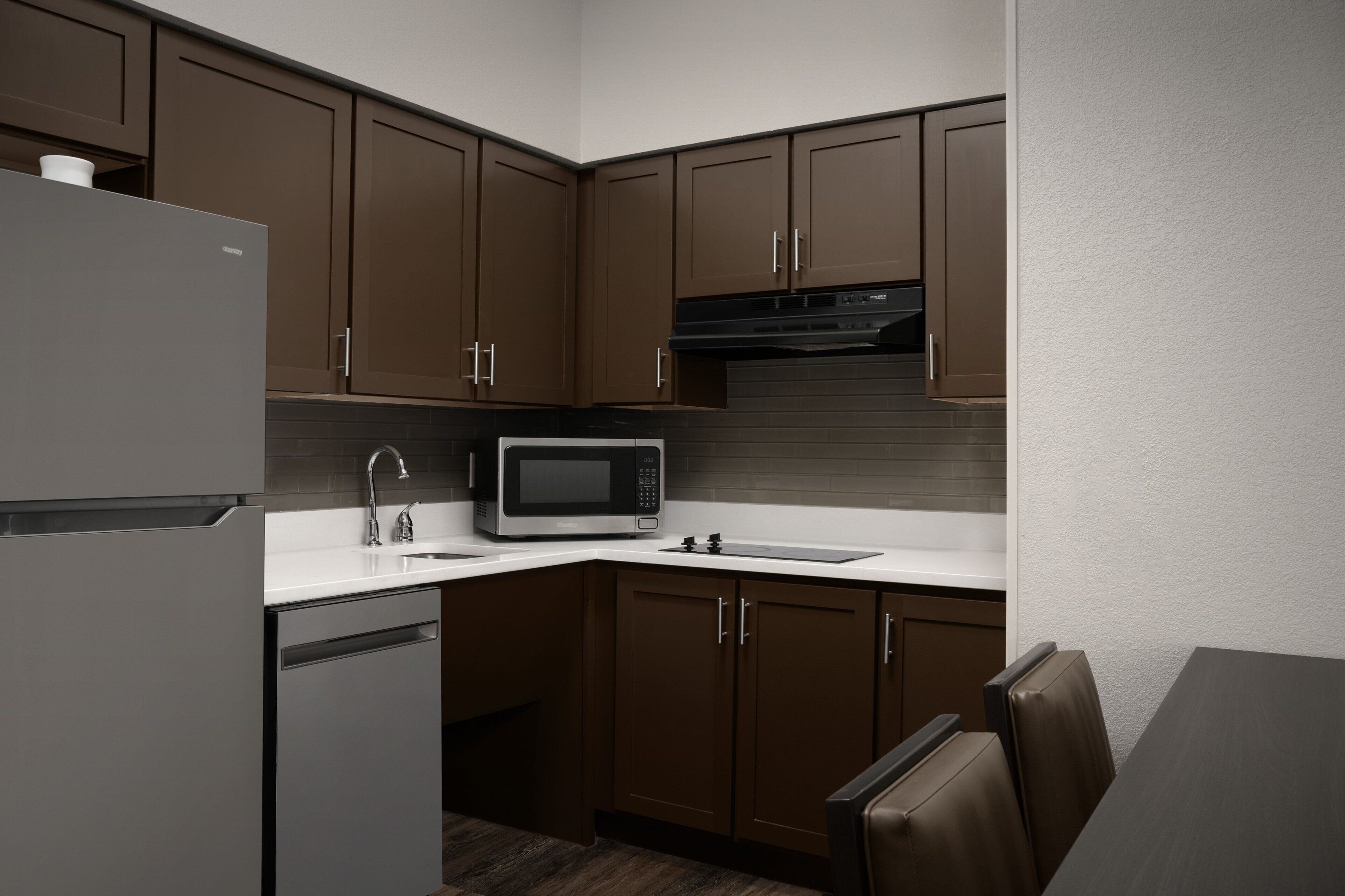 suite, 1 bedroom | private kitchen | full-sized fridge, microwave, stovetop, dishwasher