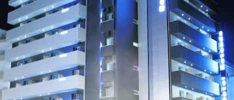 Front of property - evening/night