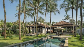 One Bedroom Pool Villa | Hypo-allergenic bedding, down comforters, minibar, in-room safe