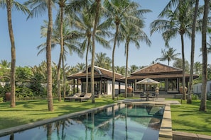 One Bedroom Pool Villa | Hypo-allergenic bedding, down comforters, minibar, in-room safe