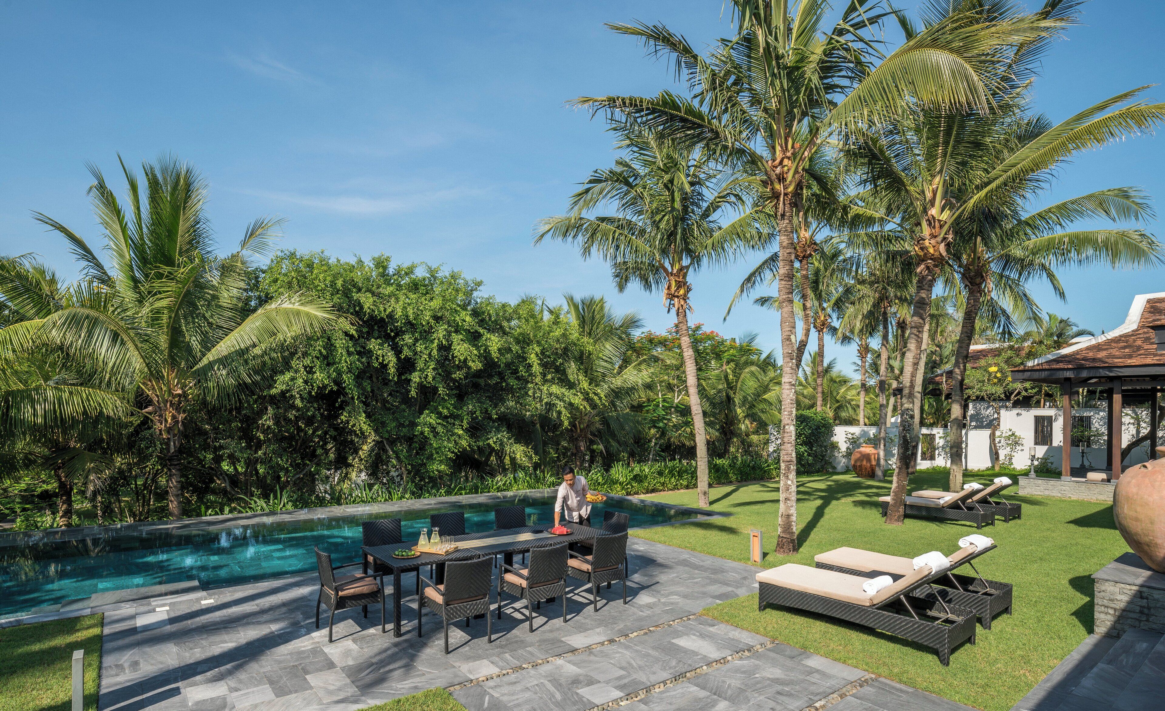 Three Bedroom Garden Pool Villa | Courtyard view