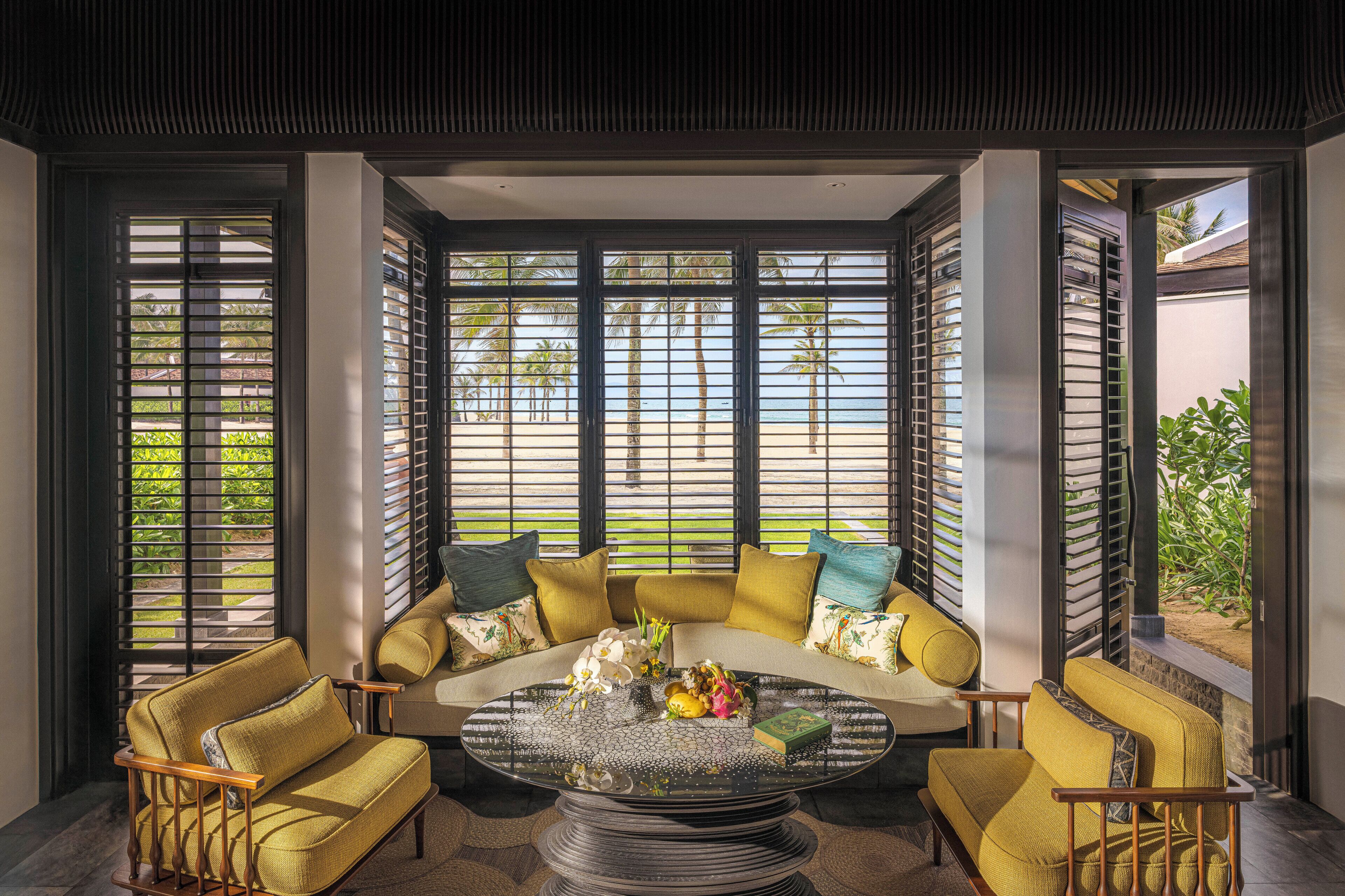 One Bedroom Ocean View Villa | 低刺激性寝具、羽毛の掛け布団、ミニバー、セーフティボックス (室内)