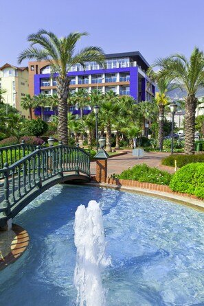 Blick von der Unterkunft