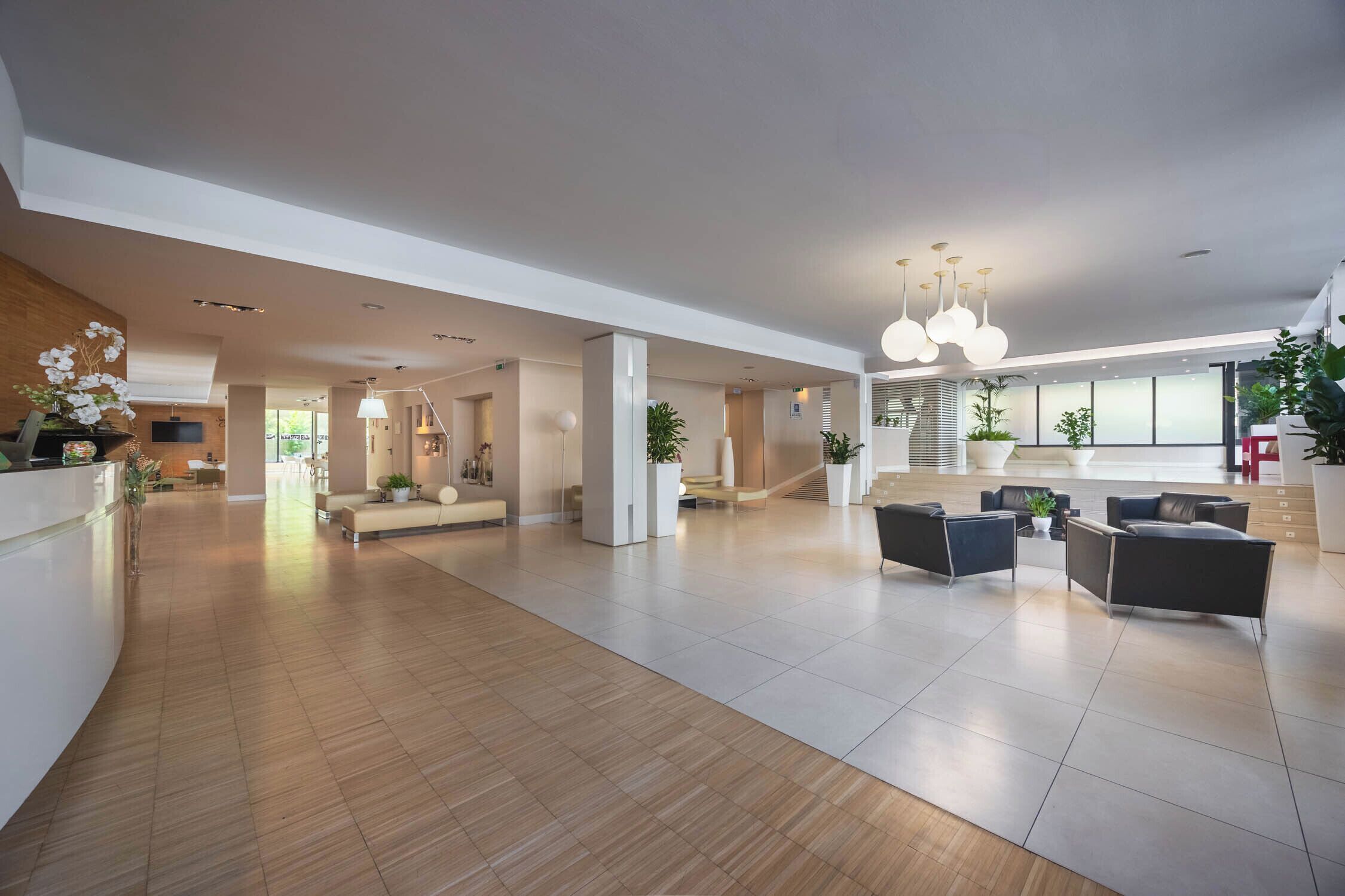 Sala de estar en el lobby