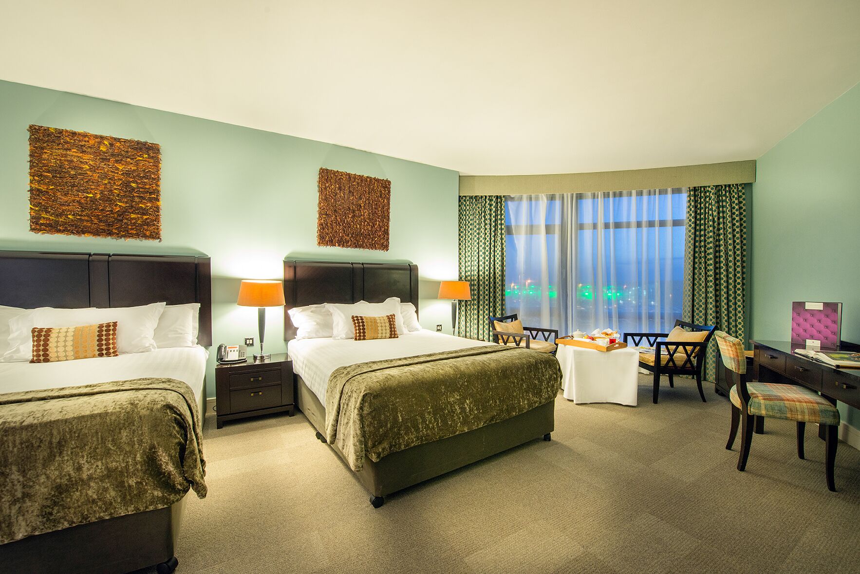 signature twin room | premium bedding, in-room safe, desk, soundproofing