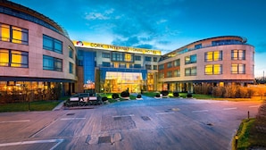 A modern hotel with a prominent sign reading "Cork International Hotel". - Cork International Hotel (Cork)