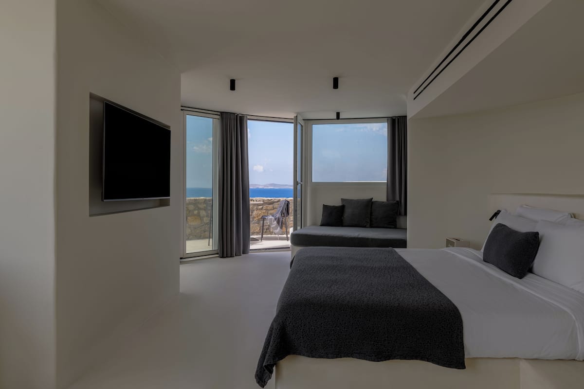 Bettwäsche aus ägyptischer Baumwolle, hochwertige Bettwaren, Minibar