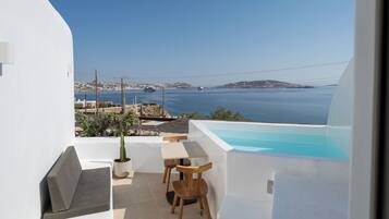 Front Sea View Suite (Outdoor Mini Plunge Pool) | Terraço/pátio