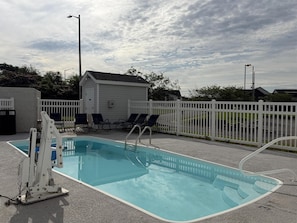 Seasonal outdoor pool