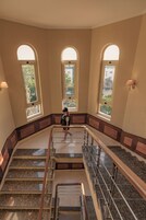 Handrails in stairways