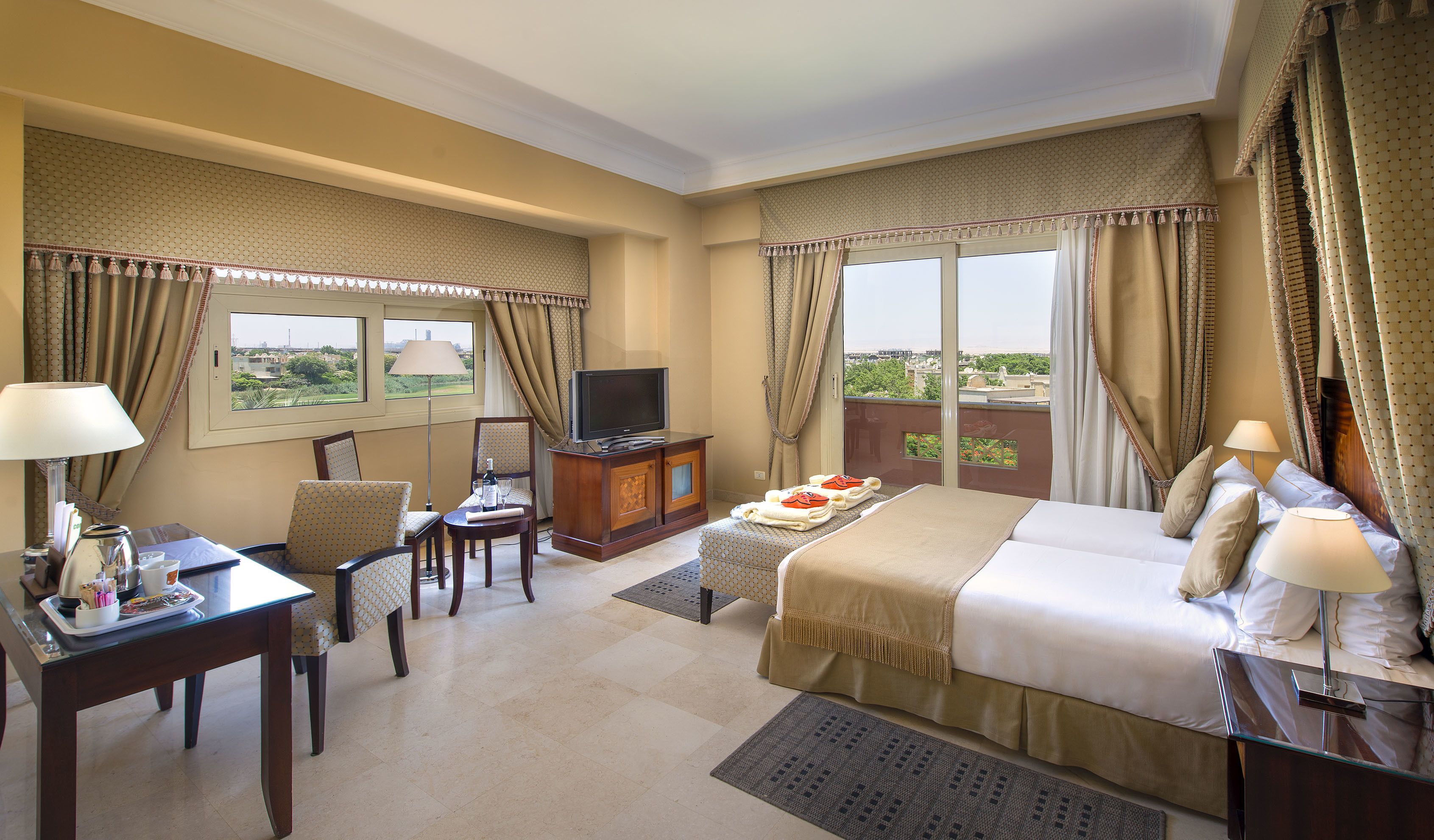 deluxe triple room, resort view | 1 bedroom, egyptian cotton sheets, premium bedding, select comfort beds