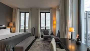 Chambre Double Design | 1 chambre, literie de qualité supérieure, couette en duvet d'oie