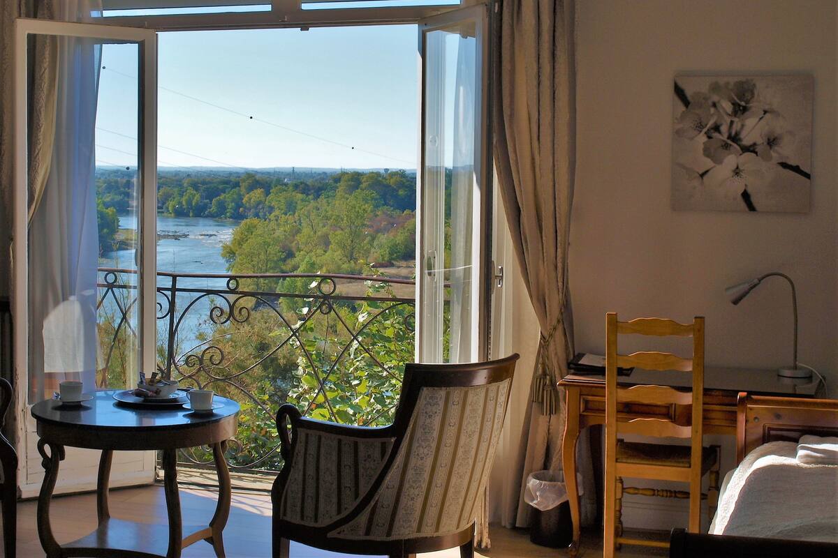 Uitzicht vanuit de kamer