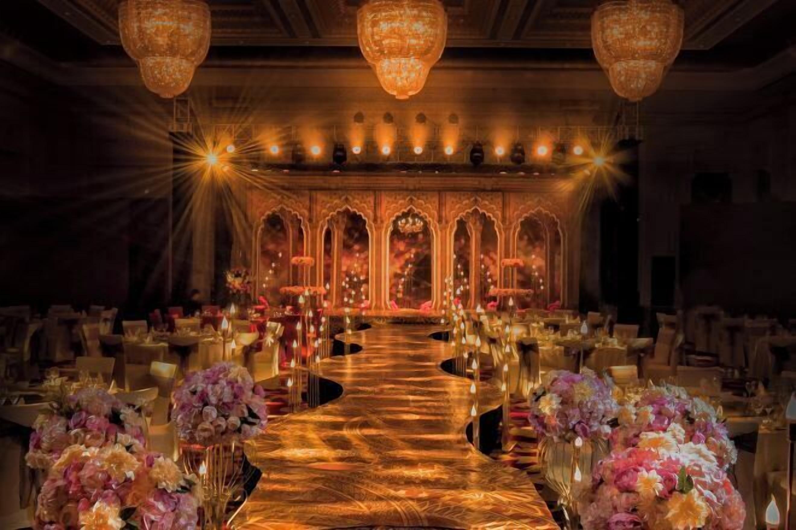 Área interna para casamento