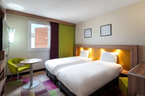 Standard Room, 2 Single Beds | In-room safe, individually decorated, individually furnished, desk