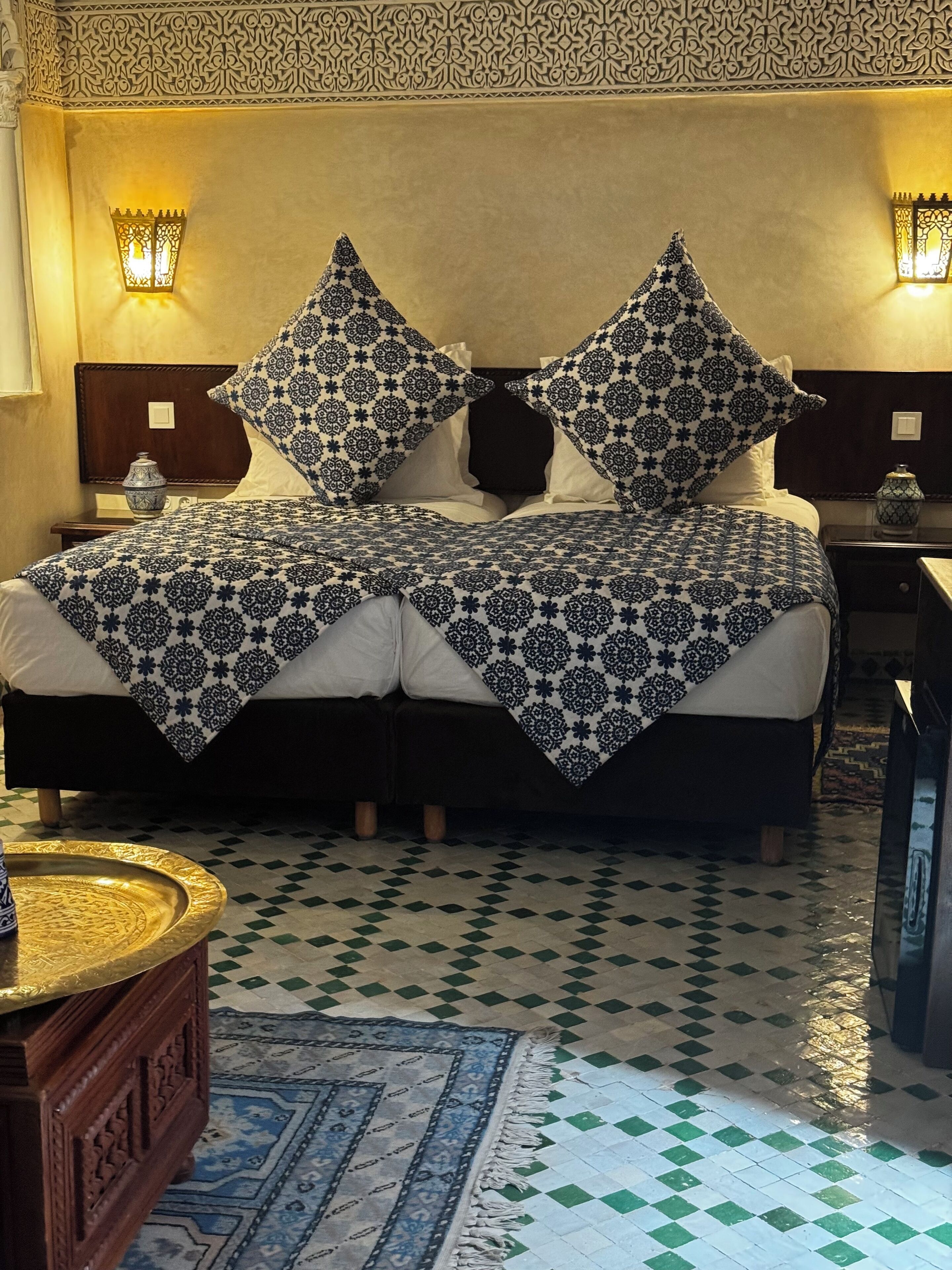 Quarto casal ou duplo superior, 1 quarto, para não fumantes, vista para o pátio | Frigobar, cofres nos quartos, Wi-Fi de cortesia, roupa de cama