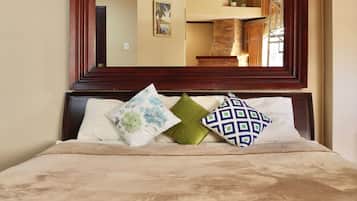 1 chambre, matelas mémoire de forme, coffres-forts dans les chambres